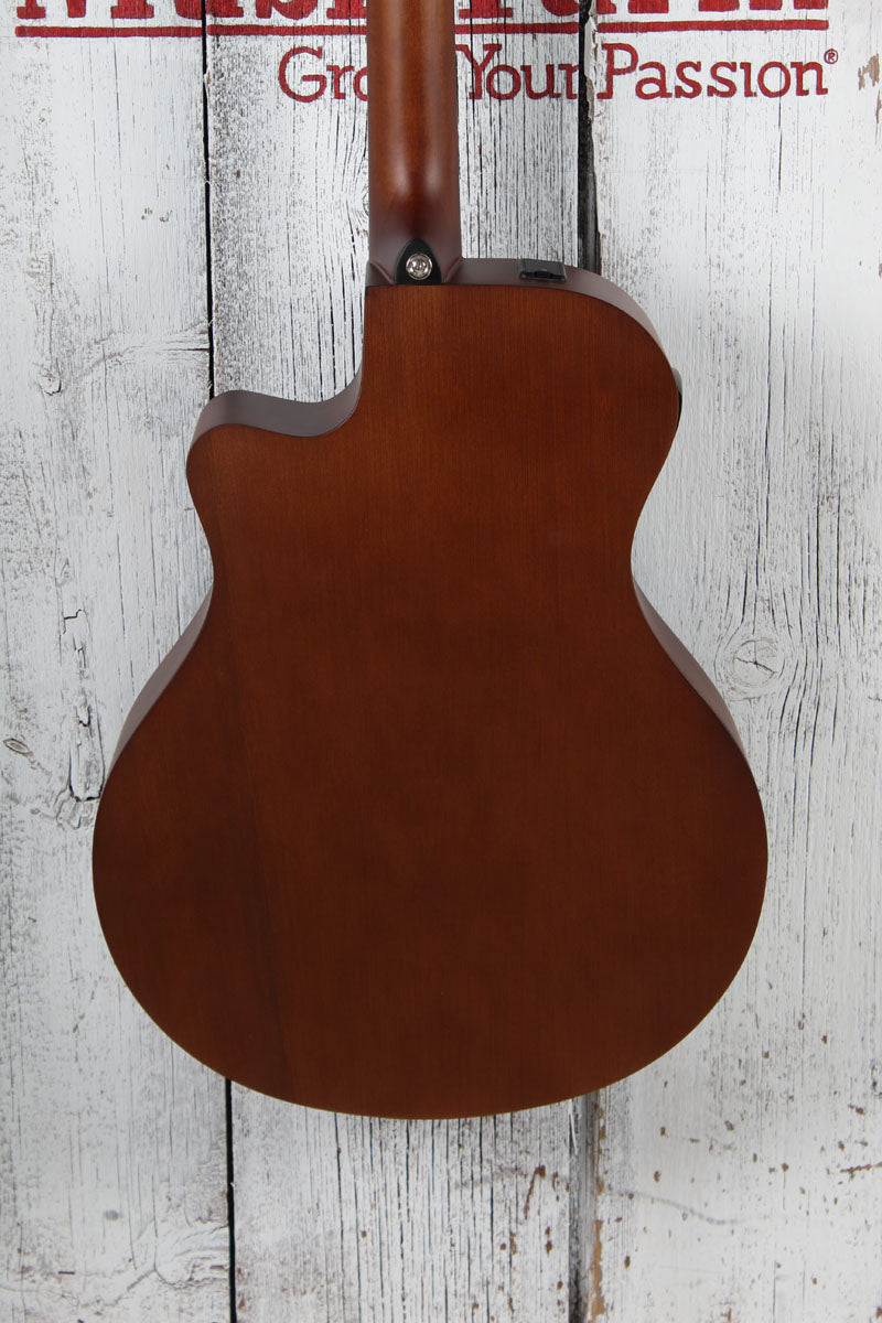 Yamaha APX600M Thinline Cutaway Acoustic Electric Guitar Smokey Black Finish