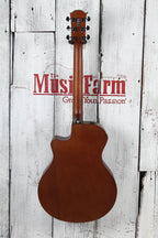 Yamaha APX600M Thinline Cutaway Acoustic Electric Guitar Smokey Black Finish