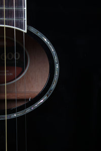 Yamaha APX Series APX600 Thinline Cutaway Acoustic Electric Guitar Black Finish