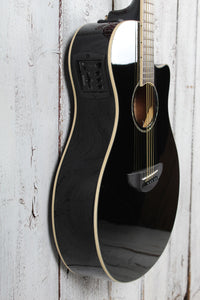 Yamaha APX Series APX600 Thinline Cutaway Acoustic Electric Guitar Black Finish