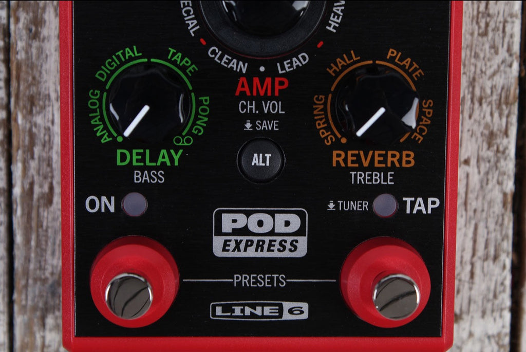 Line 6 POD Express Guitar Amplifier Modeler Cabinet Emulator Effects Processor
