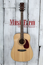 Cort Earth Pack Open Pore Acoustic Guitar Package with Gig Bag / Tuner / Strap / Picks