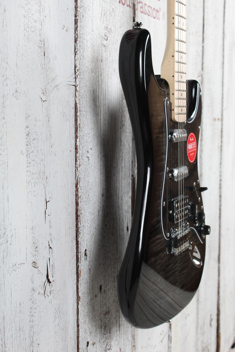 Fender Squier Affinity Series Stratocaster FMT HSS Electric Guitar Black Burst