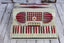 Verona Vintage Candy Stripe Piano Accordion LM 41 120 with Hardshell Case