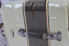 Verona Vintage Candy Stripe Piano Accordion LM 41 120 with Hardshell Case