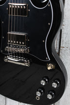 Epiphone SG Standard Solid Body Electric Guitar Ebony Finish with Gig Bag