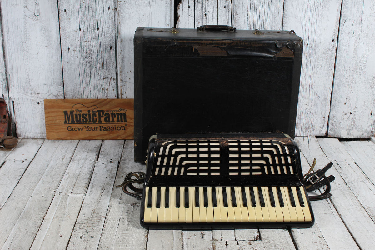 Excelsior NY Vintage Accordion Piano Accordion with Hardshell Case