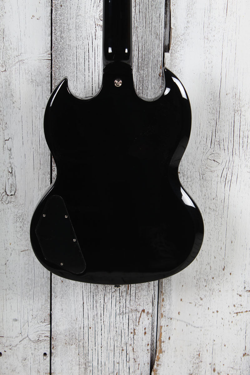 Epiphone SG Standard Solid Body Electric Guitar Ebony Finish with Gig Bag