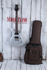 PRS SE CE 24 Standard Satin Electric Guitar Metallic Silver Satin with Gig Bag
