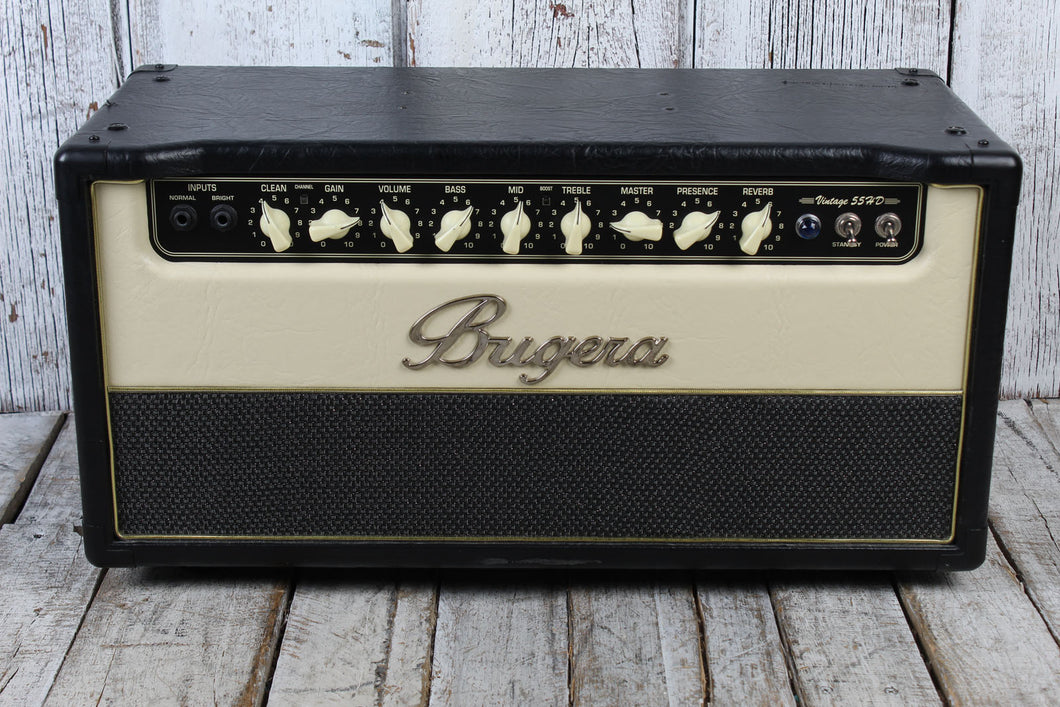 Bugera V55HD Electric Guitar Amplifier Head 2 Channel Tube Amp Head