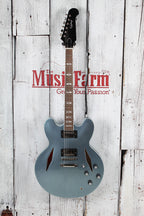 Epiphone Dave Grohl DG-335 Semi Hollow Electric Guitar Pelham Blue with Case