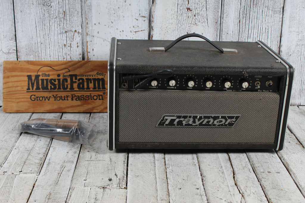 Traynor Vintage YBA-1A Mark II Bass Master Amp Head Electric Bass Guitar Amplifier Head