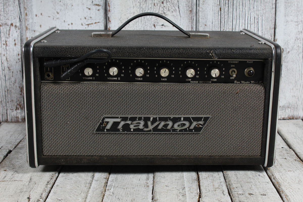 Traynor Vintage YBA-1A Mark II Bass Master Amp Head Electric Bass Guitar Amplifier Head
