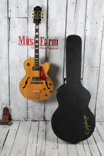 Load image into Gallery viewer, Epiphone 2006 Joe Pass Emperor-II Electric Guitar Natural with Hardshell Case