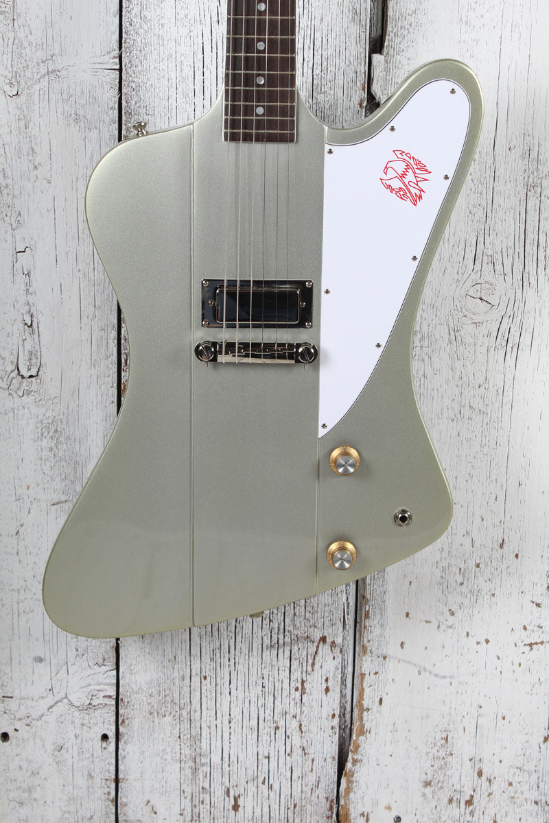 Epiphone 1963 Firebird Electric Guitar Silver Mist with Hardshell Case
