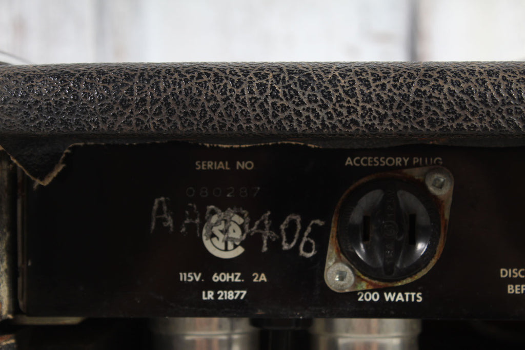 Traynor Vintage YBA-1A Mark II Bass Master Amp Head Electric Bass Guitar Amplifier Head