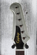 Epiphone 1963 Firebird Electric Guitar Silver Mist with Hardshell Case