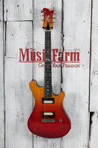 Sozo American Custom Fire Fade Electric Guitar Flame Maple Top Fire Fade Finish