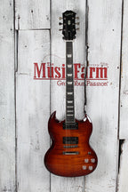 Epiphone SG Modern Figured Electric Guitar Mojave Burst with Gig Bag