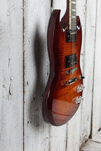 Epiphone SG Modern Figured Electric Guitar Mojave Burst with Gig Bag