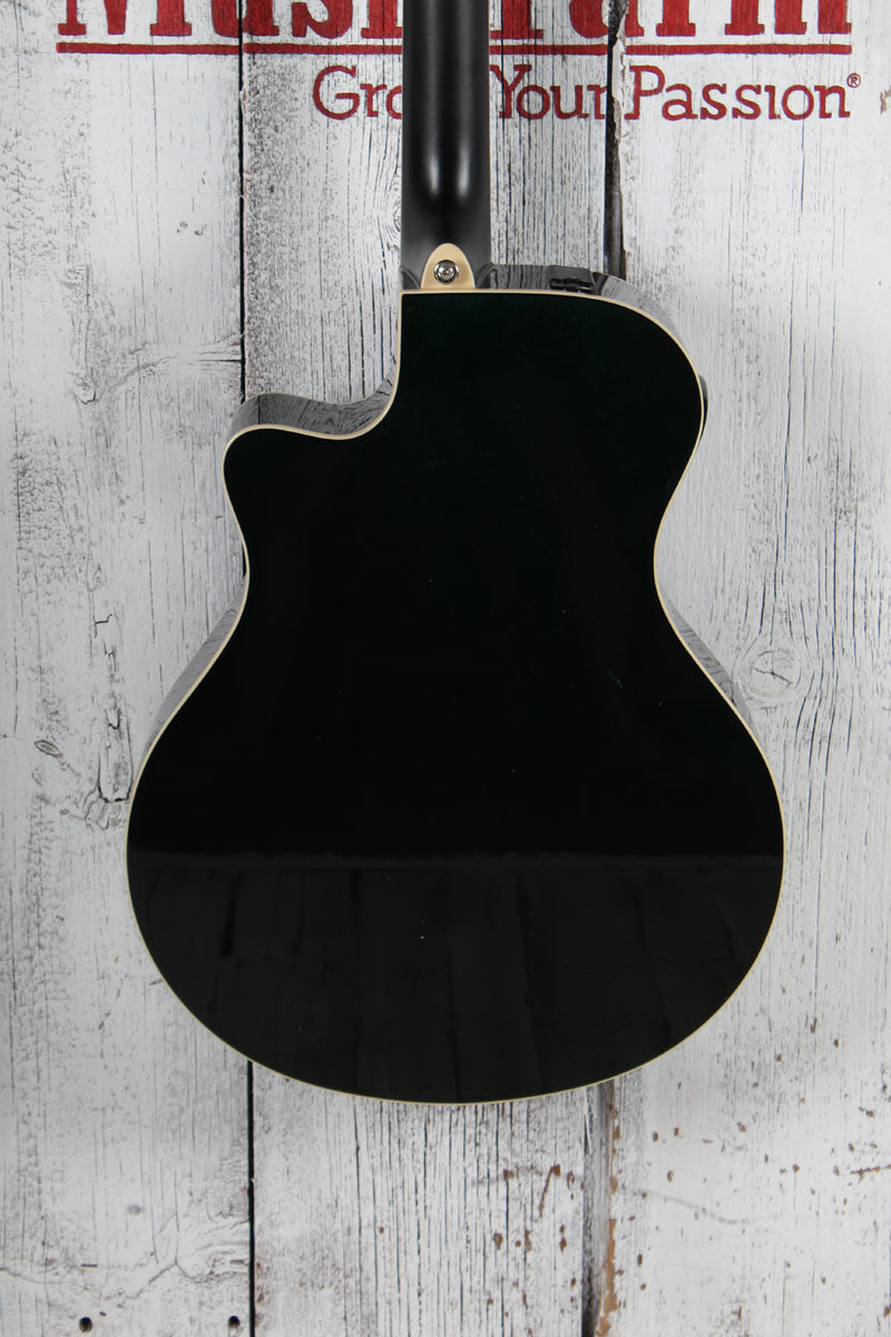Yamaha APX600 Thinline Cutaway Acoustic Electric Guitar Oriental Blue Burst