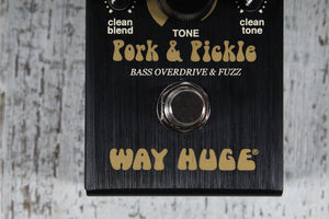 Way Huge Smalls Pork & Pickle Overdrive & Fuzz Bass Guitar Effects Pedal WM91