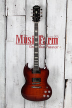 Epiphone SG Modern Figured Electric Guitar Mojave Burst with Gig Bag