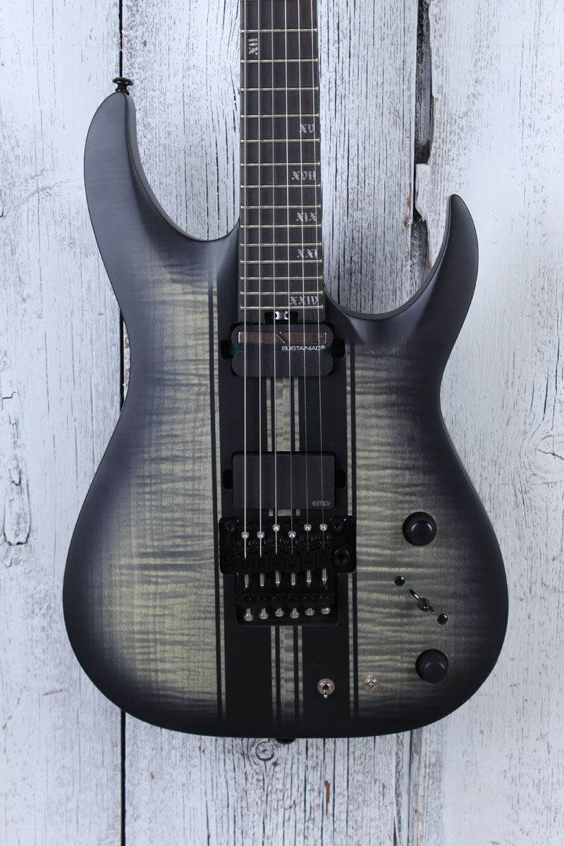 Schecter Banshee GT FR S Sold Body Electric Guitar Satin Charcoal Burst
