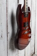 Epiphone SG Modern Figured Electric Guitar Mojave Burst with Gig Bag