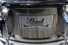 Load image into Gallery viewer, Pearl Steel Shell Student Starter Snare Drum Kit with Stand and Rolling Case