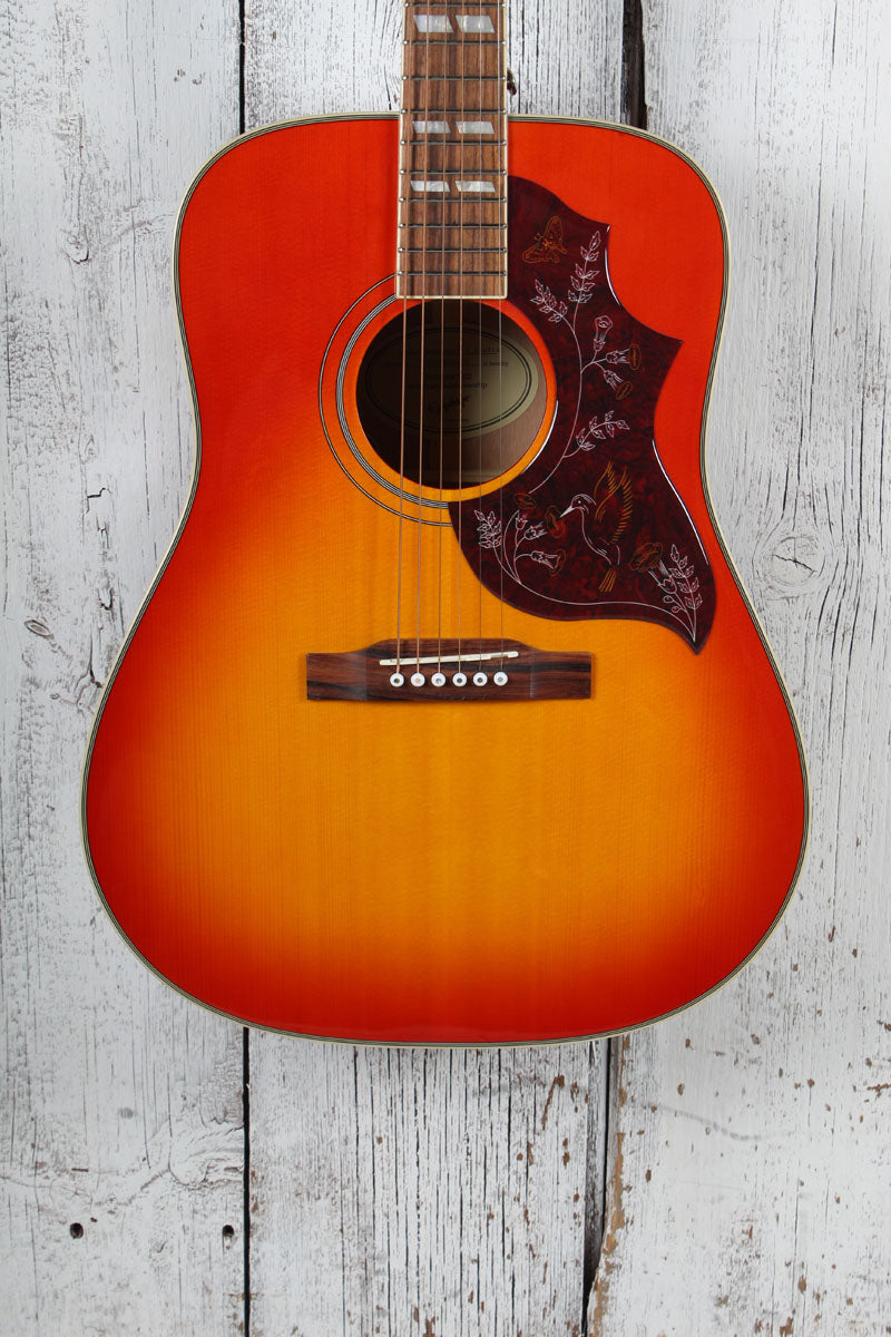 Epiphone Hummingbird Studio Acoustic Electric Guitar Faded Cherry Sunburst Main image