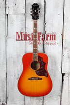Epiphone Hummingbird Studio Acoustic Electric Guitar Faded Cherry Sunburst