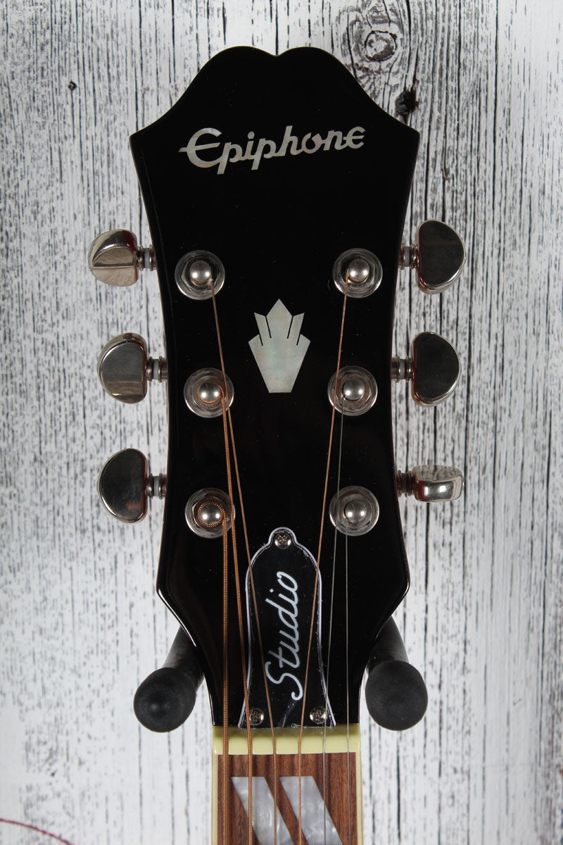 Epiphone Hummingbird Studio Acoustic Electric Guitar Faded Cherry Sunburst