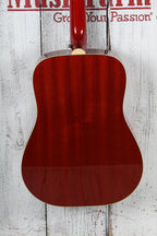 Epiphone Hummingbird Studio Acoustic Electric Guitar Faded Cherry Sunburst