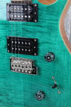 Load image into Gallery viewer, PRS SE Custom 24 Electric Guitar Flame Maple Top Turquoise Finish with Gig Bag