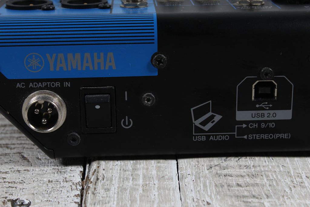 Yamaha MG10XU 10 Channel Analog Stereo Mixer with 4 Mic Preamps USB and Effects