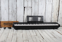 Load image into Gallery viewer, Yamaha P45B Black 88 Key Digital Piano with Music Rest and Power Supply