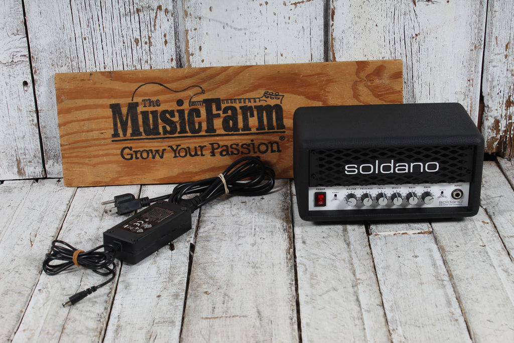 Soldano SLO Mini Amplifier Head Electric Guitar 30 Watt Amp Head with Effects Loop