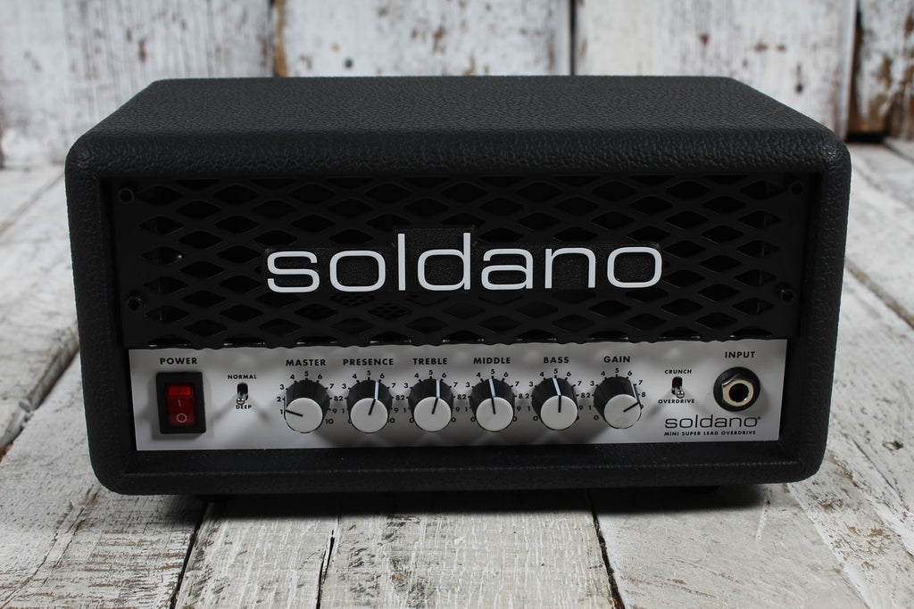 Soldano SLO Mini Amplifier Head Electric Guitar 30 Watt Amp Head with Effects Loop