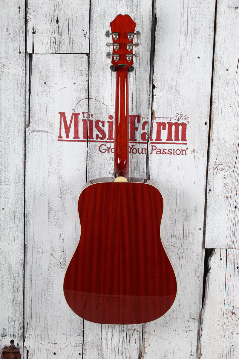 Epiphone Hummingbird Studio Acoustic Electric Guitar Faded Cherry Sunburst