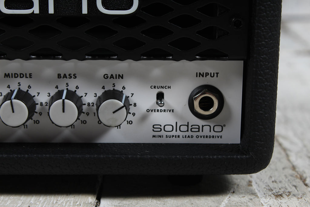 Soldano SLO Mini Amplifier Head Electric Guitar 30 Watt Amp Head with Effects Loop