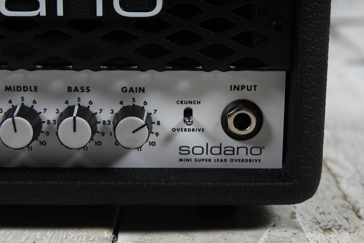 Soldano SLO Mini Amplifier Head Electric Guitar 30 Watt Amp Head with Effects Loop