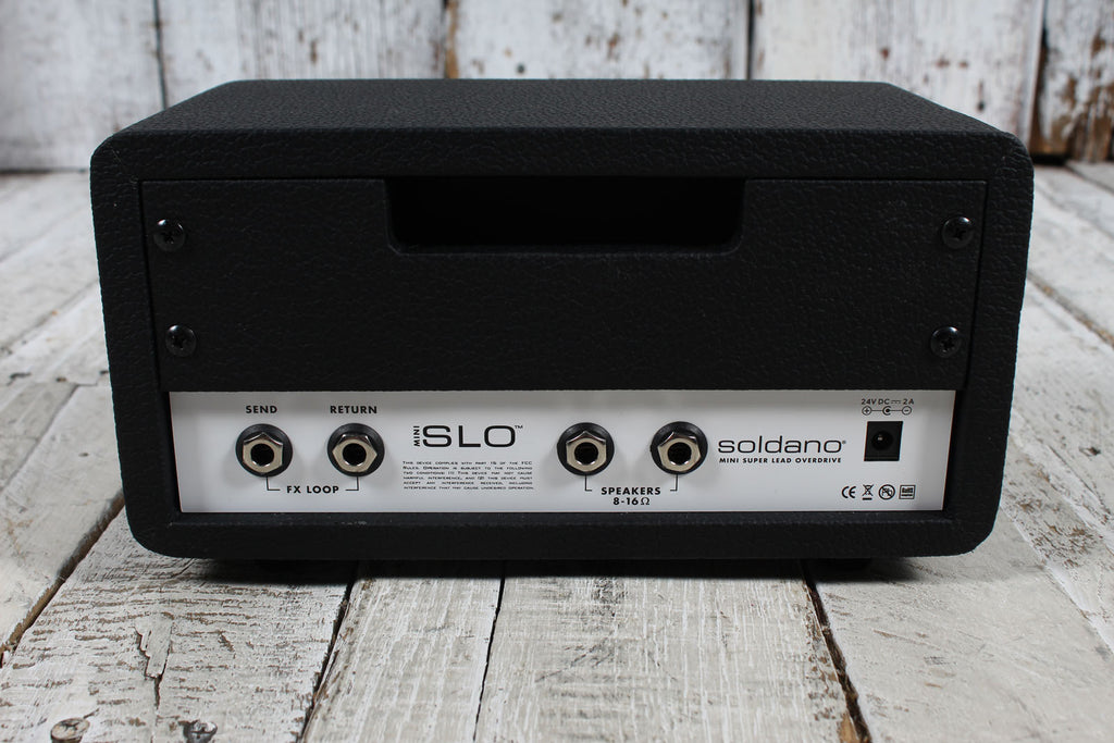 Soldano SLO Mini Amplifier Head Electric Guitar 30 Watt Amp Head with Effects Loop