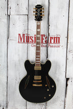 Epiphone Emily Wolfe Sheraton Stealth Electric Guitar with EpiLite Case