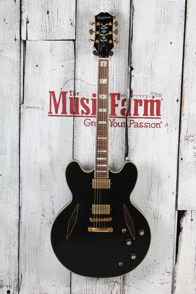 Epiphone Emily Wolfe Sheraton Stealth Electric Guitar with EpiLite Case