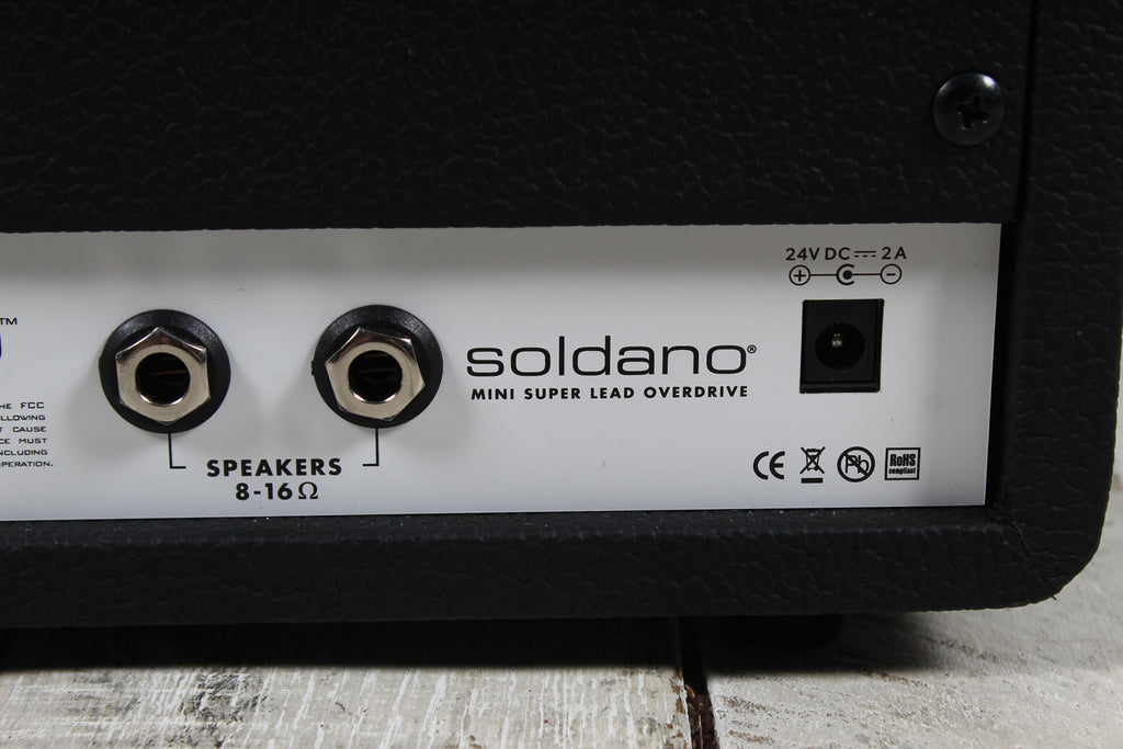 Soldano SLO Mini Amplifier Head Electric Guitar 30 Watt Amp Head with Effects Loop