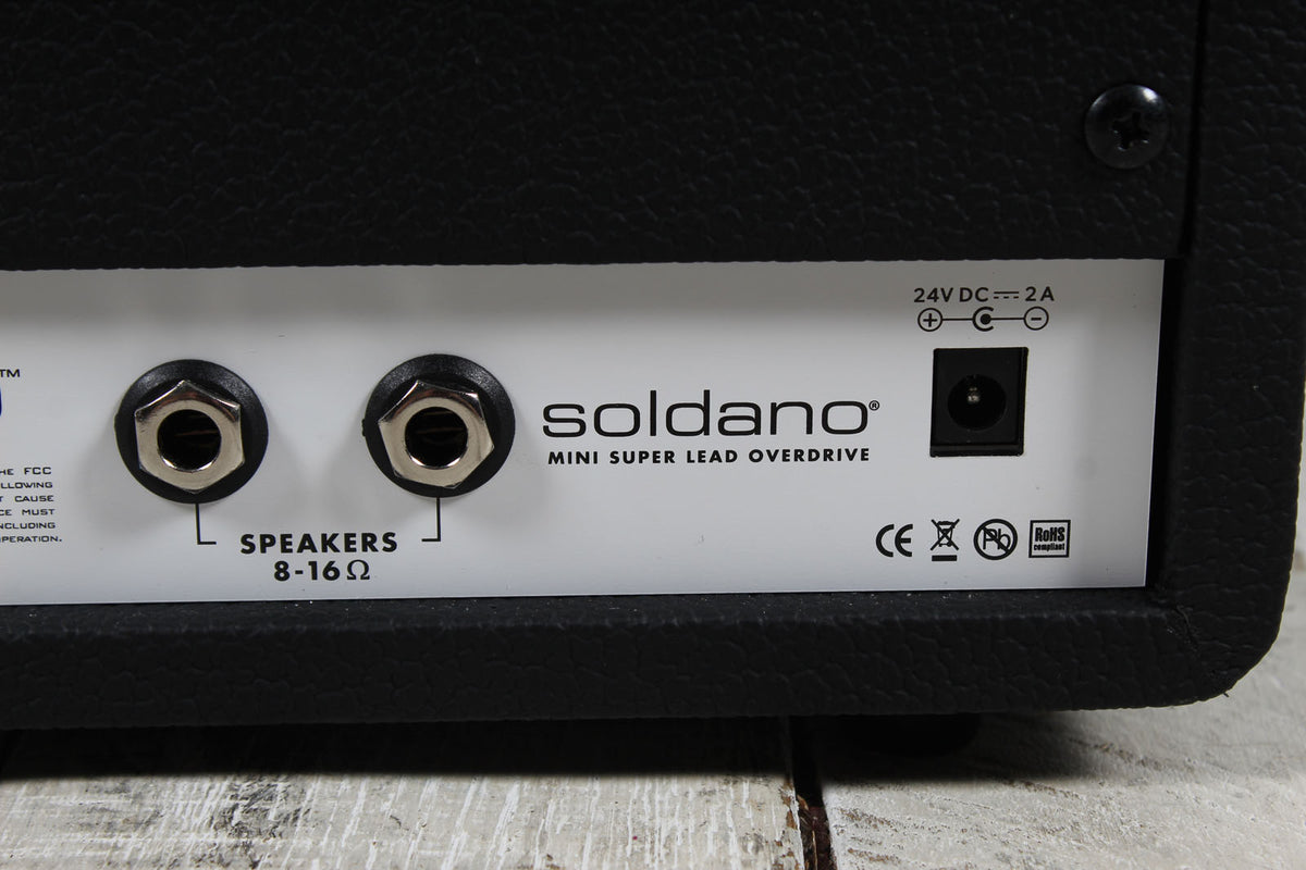 Soldano SLO Mini Amplifier Head Electric Guitar 30 Watt Amp Head with Effects Loop