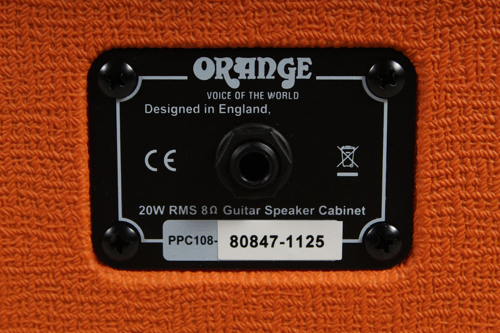 Orange PPC108 Micro Terror 1 x 8 Extension Guitar Speaker Cabinet 20 Watt Cab