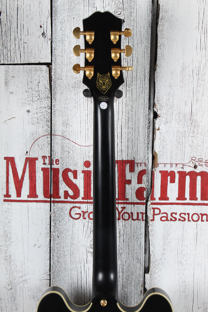 Epiphone Emily Wolfe Sheraton Stealth Electric Guitar with EpiLite Case