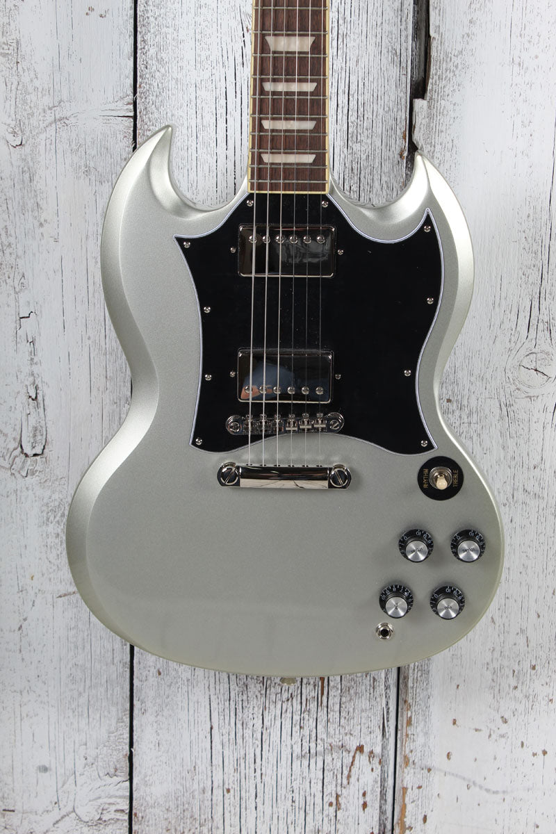 Epiphone SG Standard Solid Body Electric Guitar Silver Mist with Gig Bag